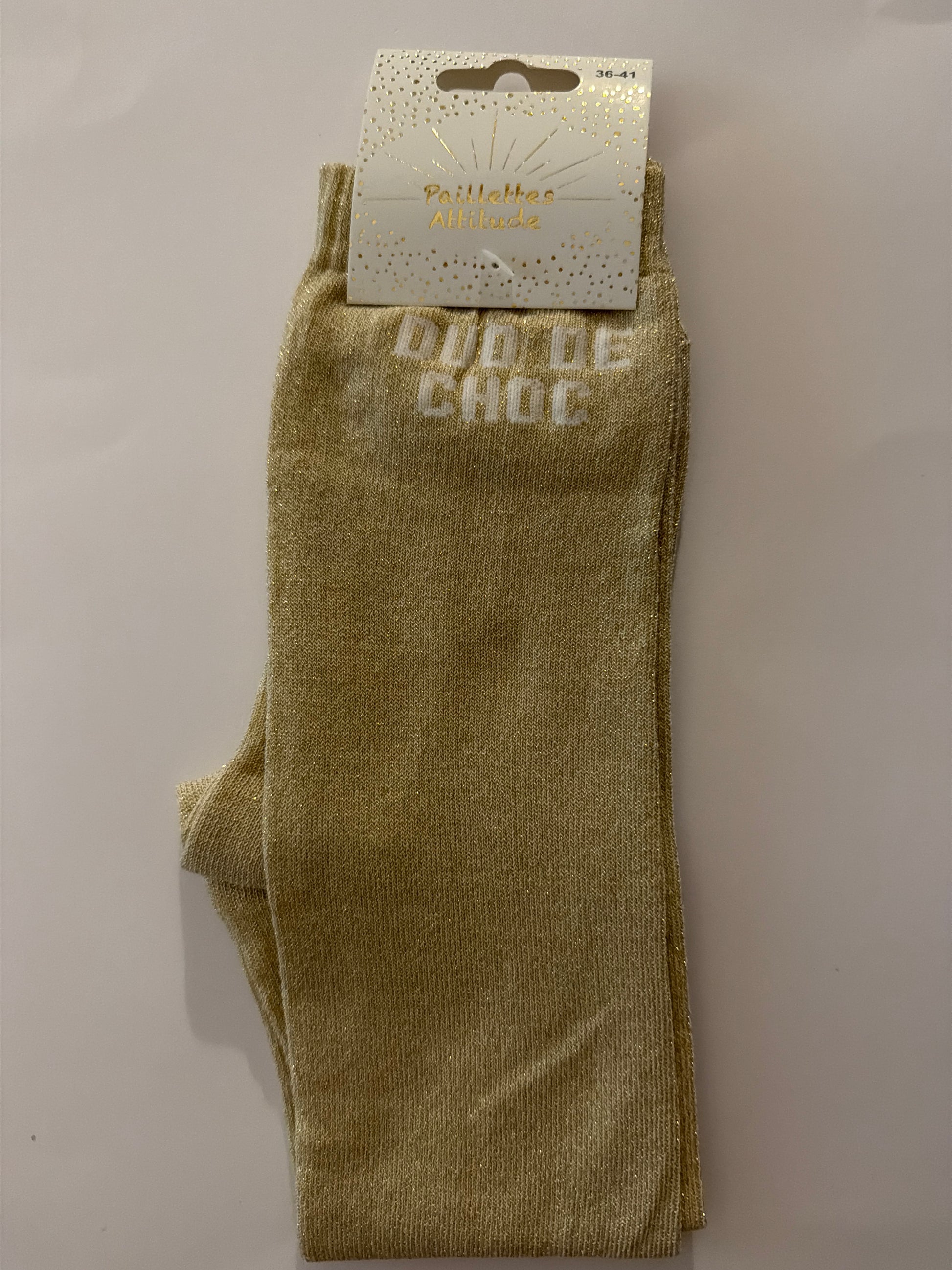 Chaussette pailletée équitation 36-41 DUO DE CHOC