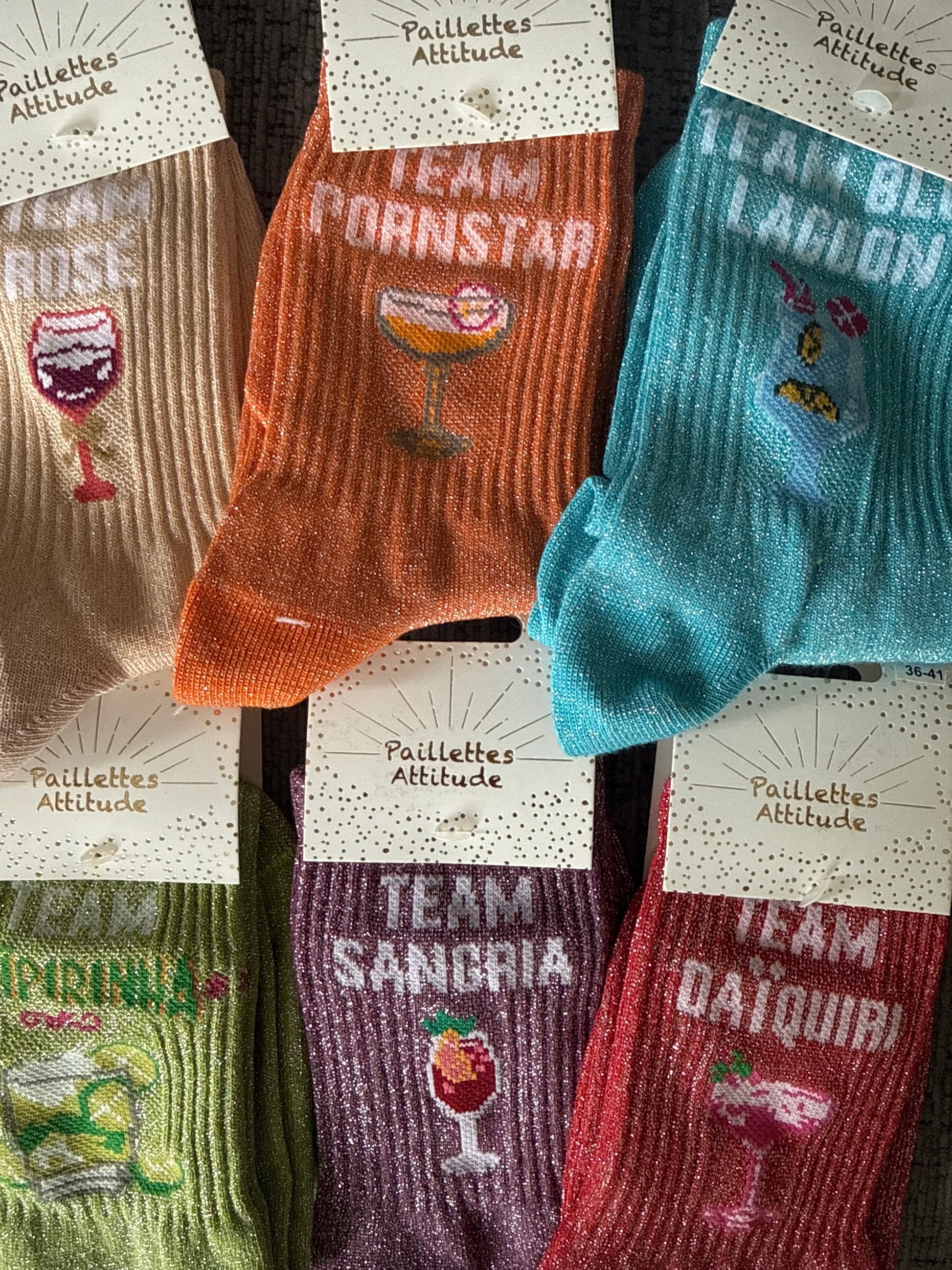 Panaché chaussette de ville « édition cocktail »