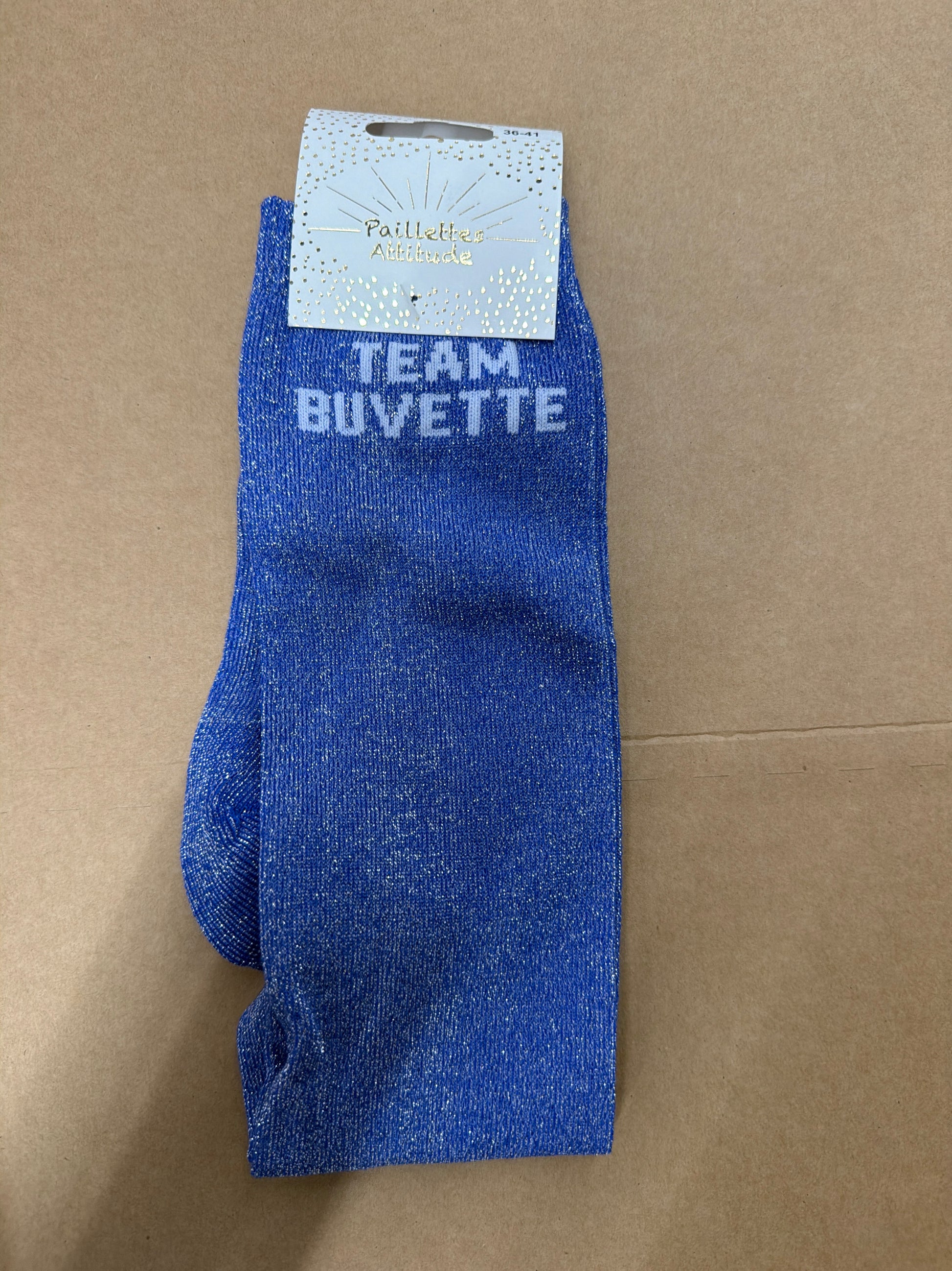 Chaussette équitation pailletée 36-41 TEAM BUVETTE