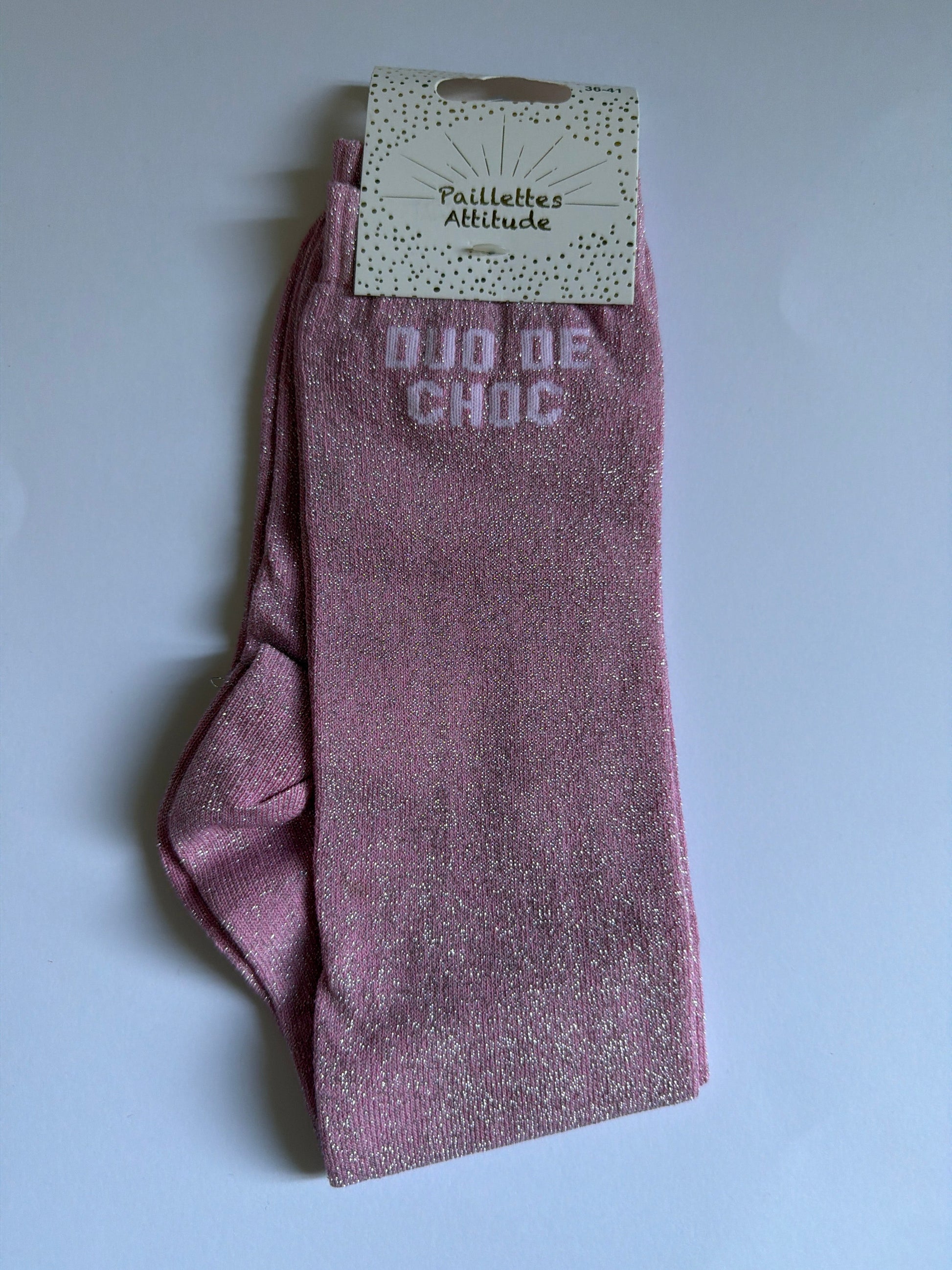 Chaussette pailletée équitation 36-41 DUO DE CHOC