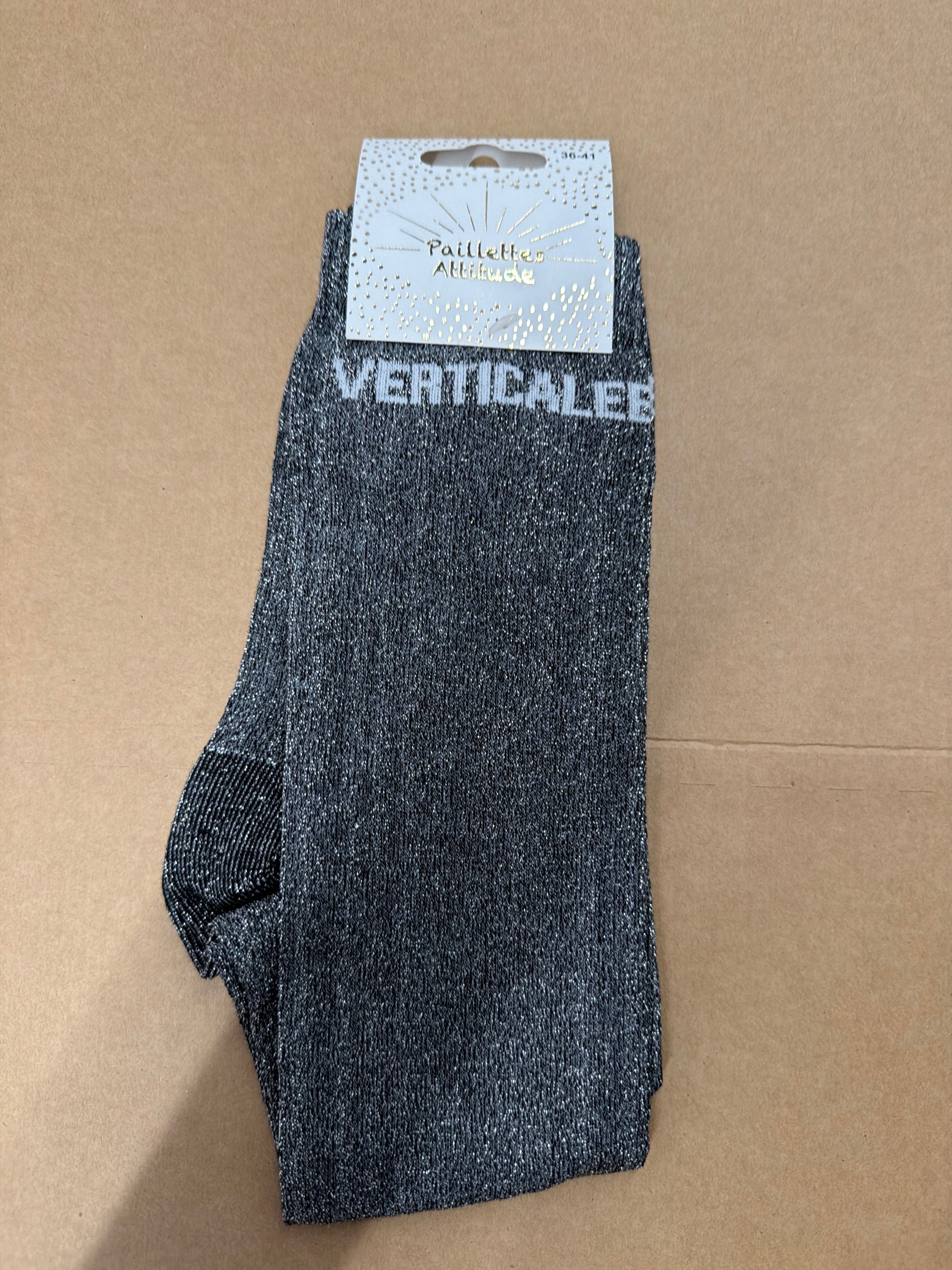 Chaussette équitation pailletée 36-41 VERTICALEE