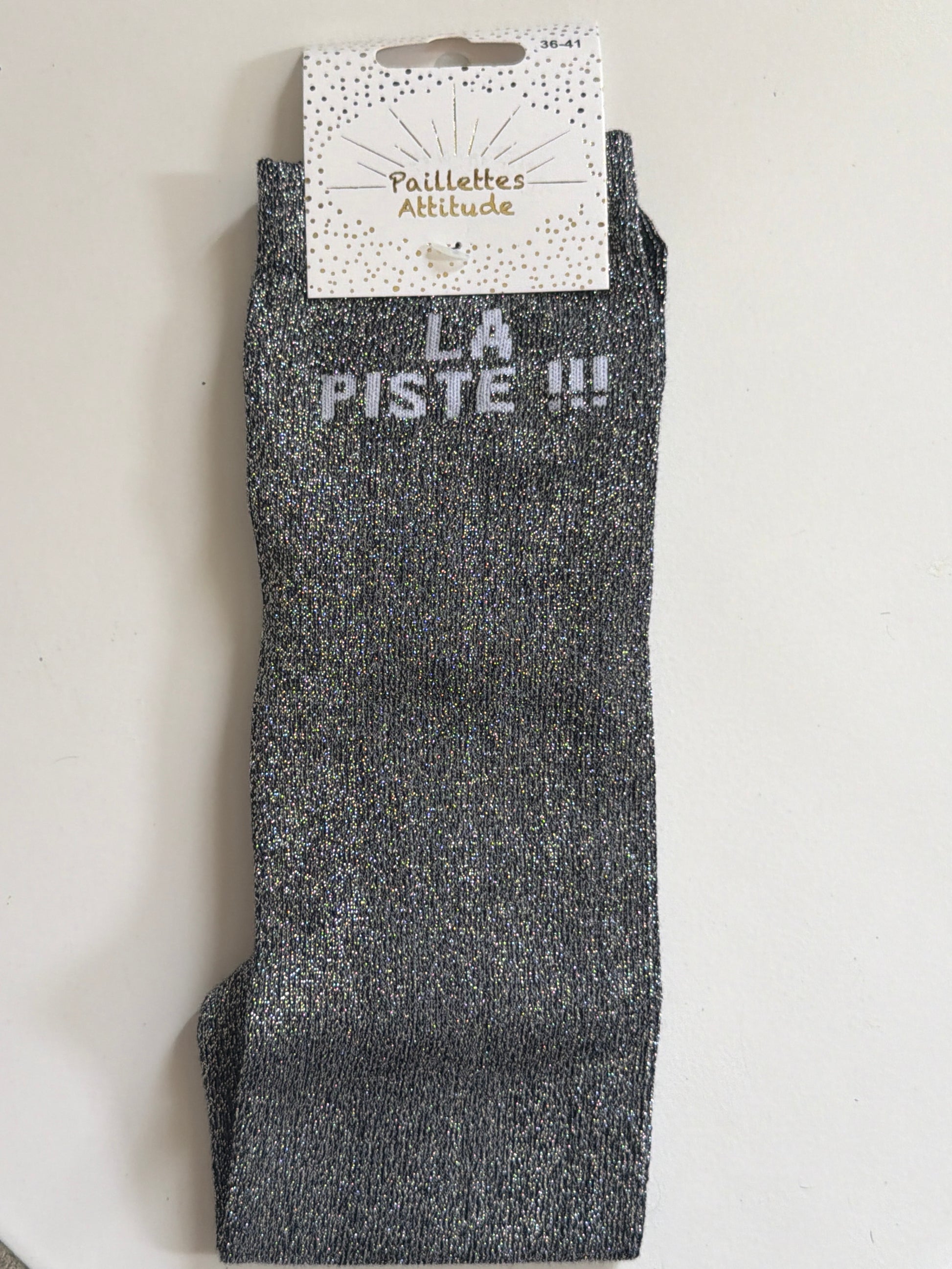 Chaussette pailletée équitation 36-41 LA PISTE !!!
