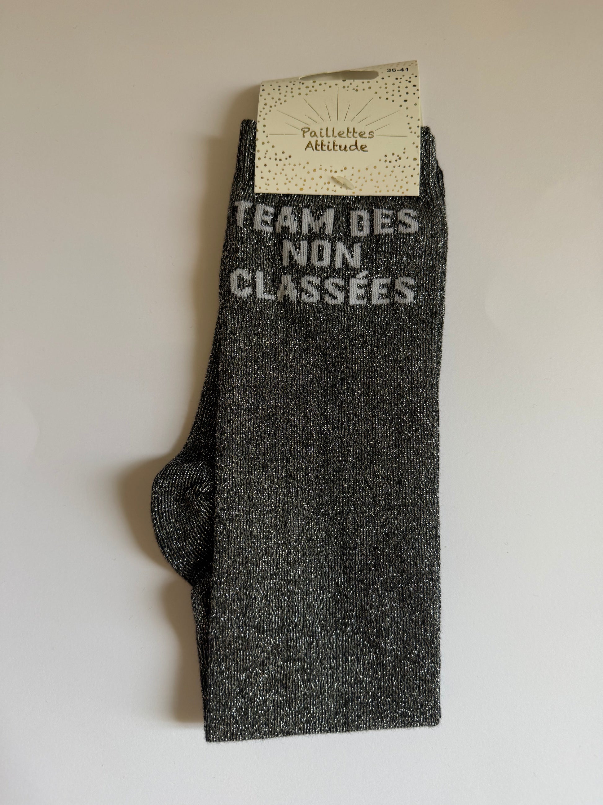 Chaussette pailletée équitation 36-41 TEAM DES NON CLASSÉS